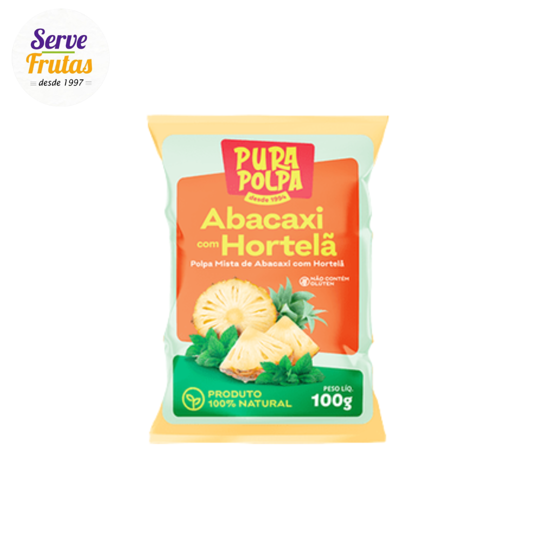 Pura Polpa de Abacaxi/Hortelã